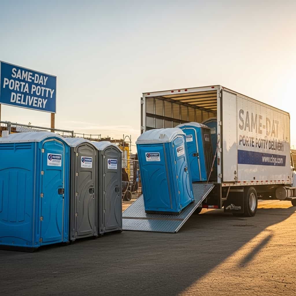 Same-Day Porta Potty Delivery Across Amherst, Prime Porta