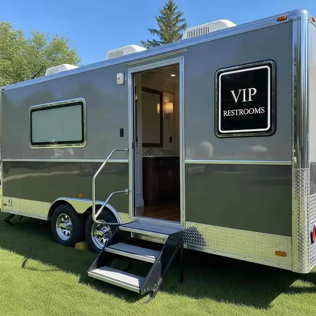 Luxury VIP Restroom Trailers in New York, Empire Porta
