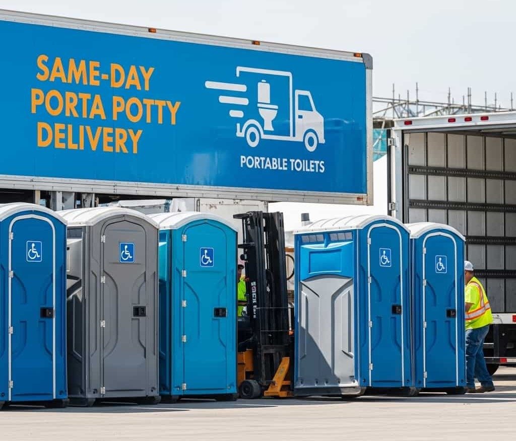 Same-Day Portable Restroom Delivery Across Mount Pleasant, Empire Porta